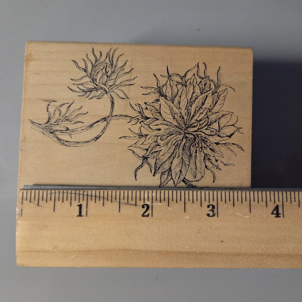 Thistle Rubber Stamp
